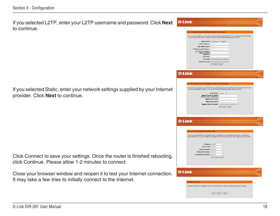 D-Link DIR-301 User Manual | Page 18 / 67