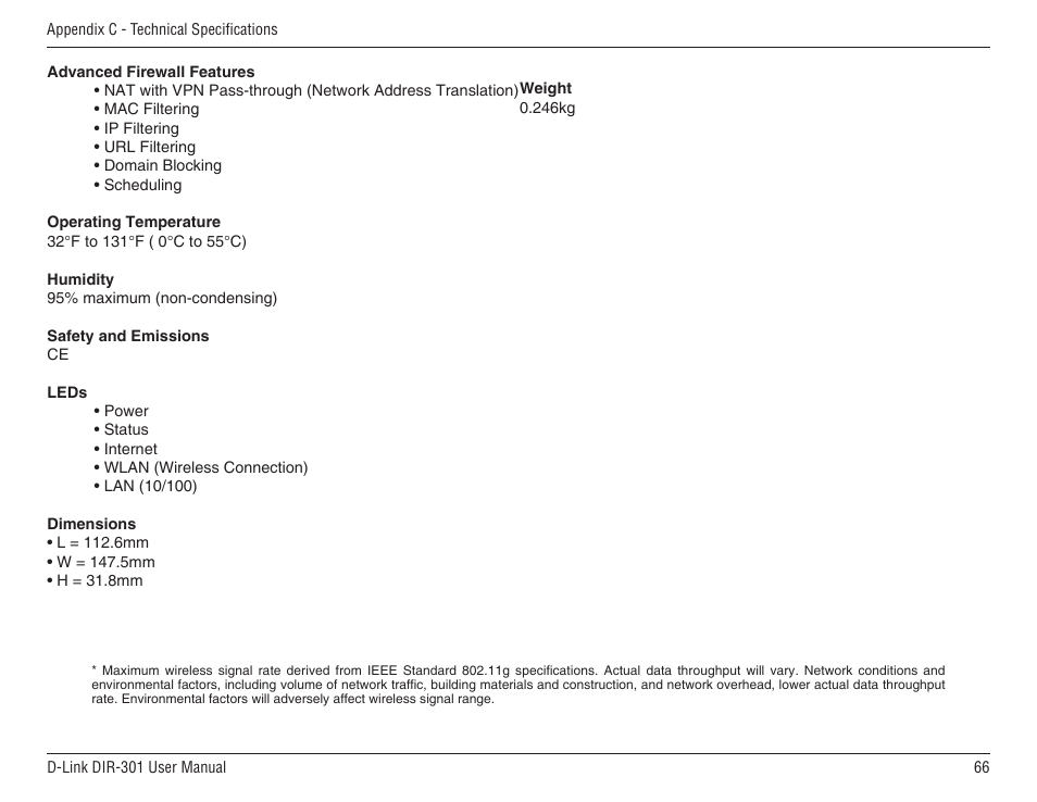 D-Link DIR-301 User Manual | Page 66 / 67