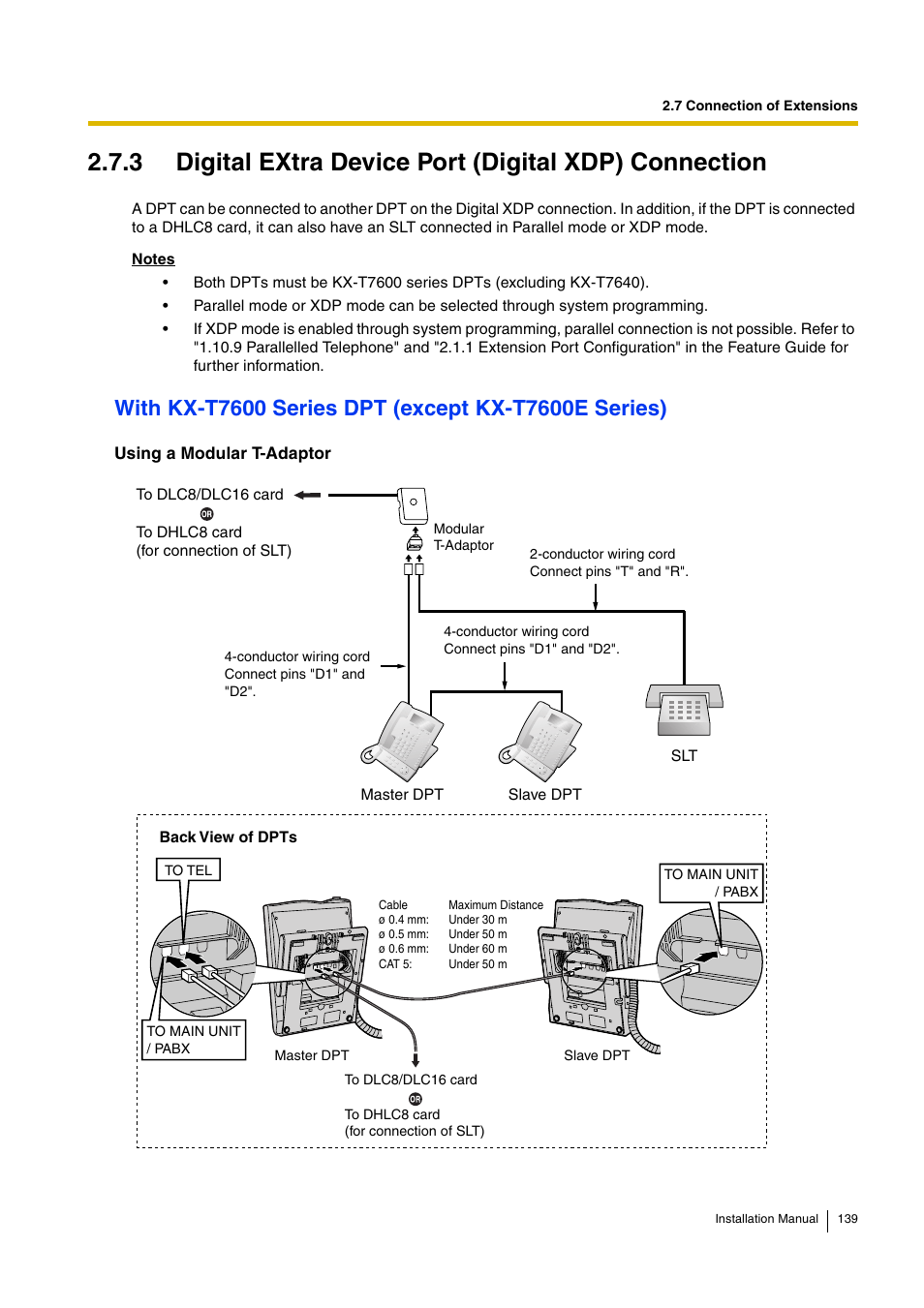 D-Link KX-TDA100 User Manual | Page 139 / 250