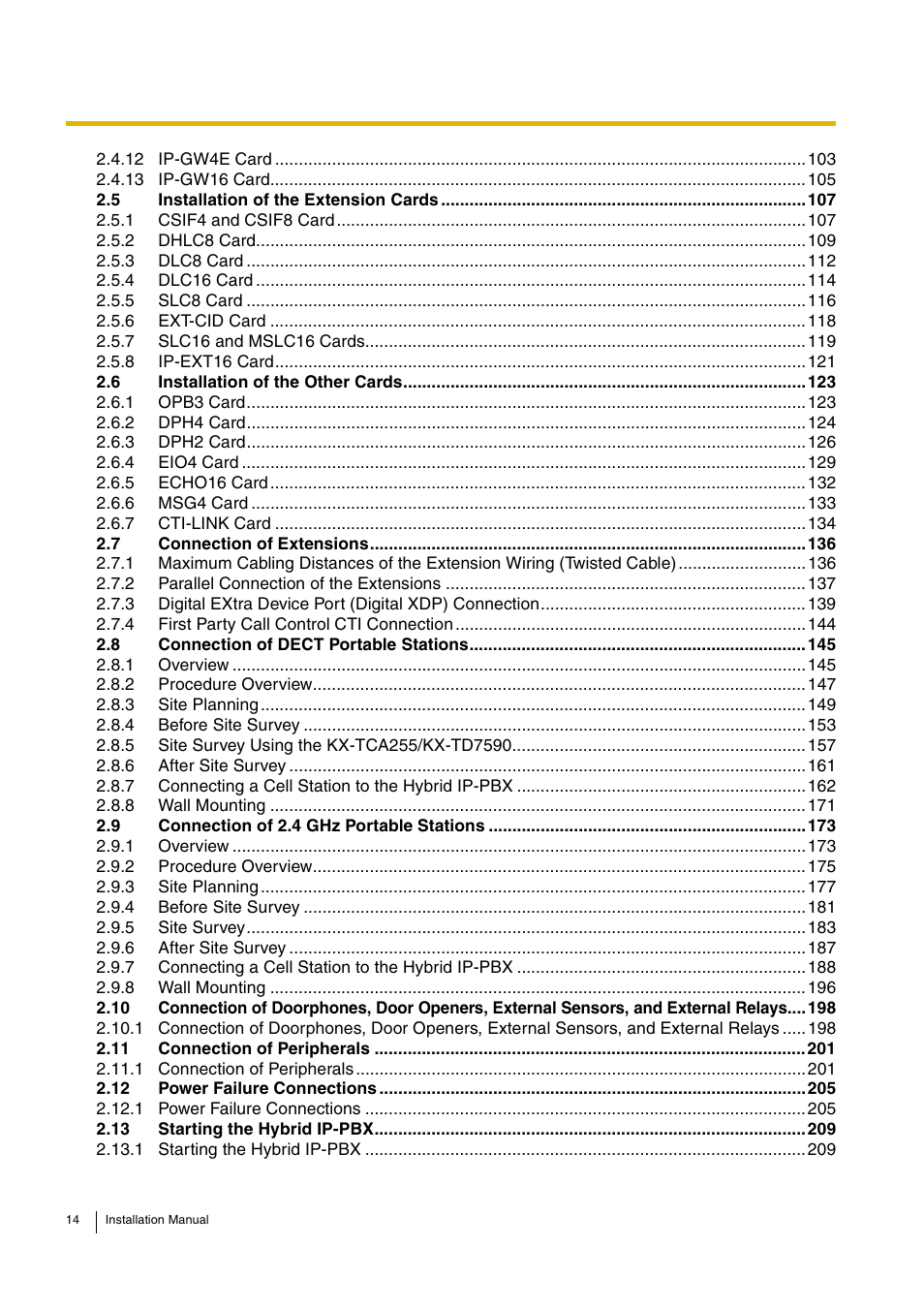 D-Link KX-TDA100 User Manual | Page 14 / 250