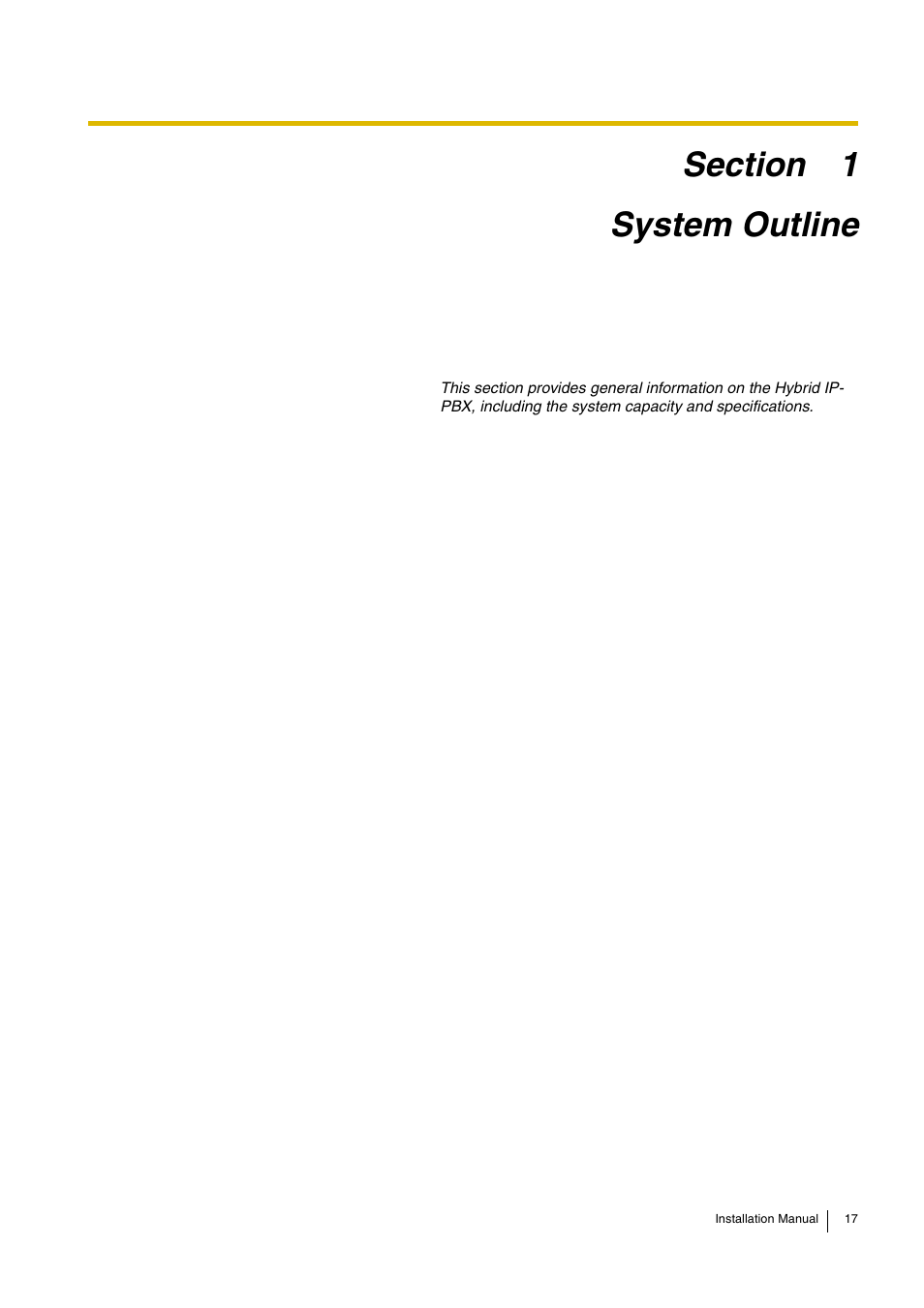 System outline | D-Link KX-TDA100 User Manual | Page 17 / 250