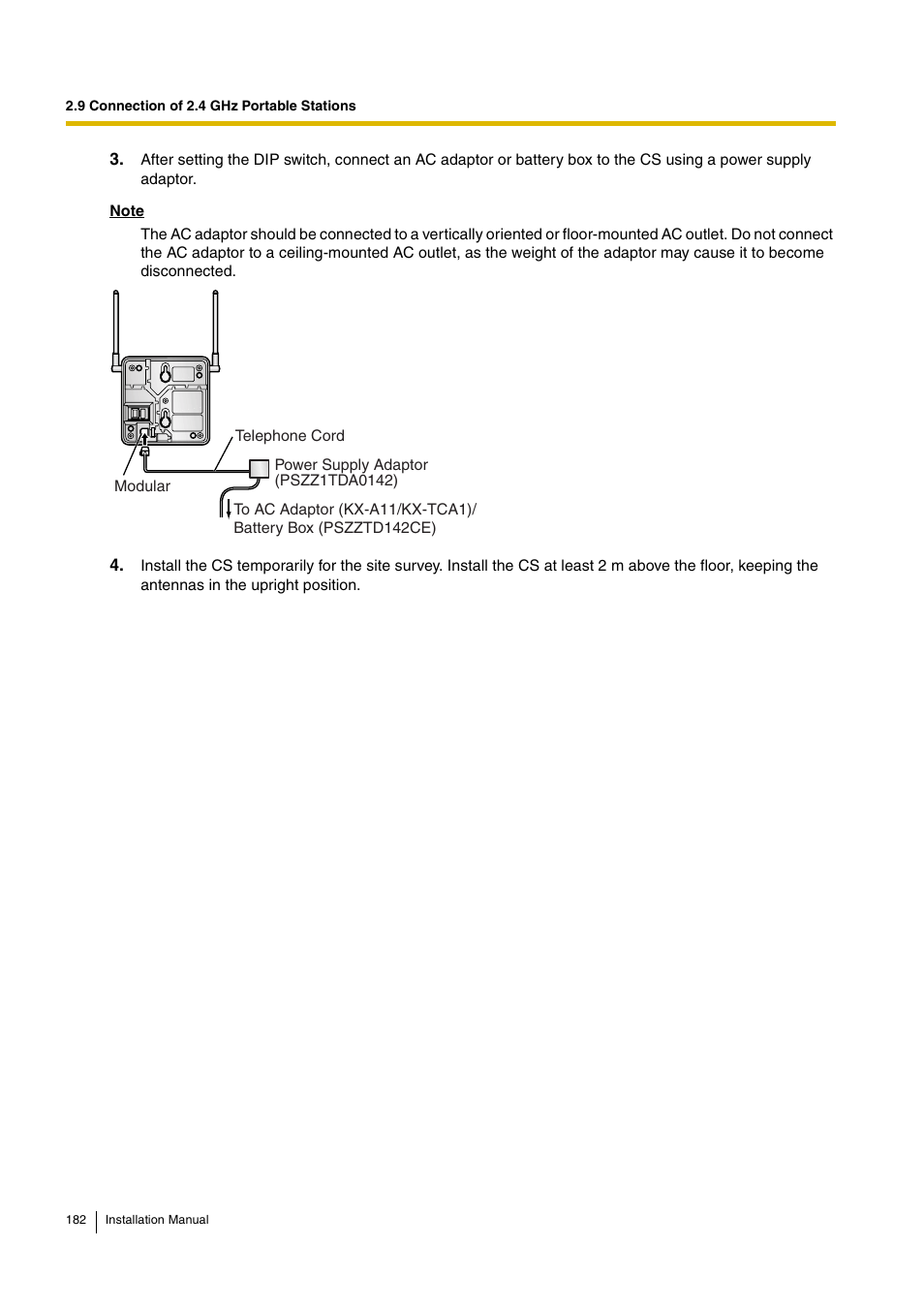 D-Link KX-TDA100 User Manual | Page 182 / 250