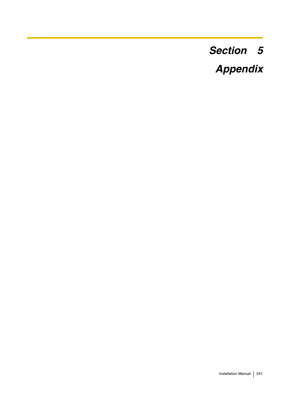 Appendix | D-Link KX-TDA100 User Manual | Page 241 / 250