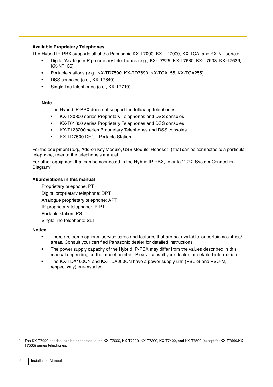 D-Link KX-TDA100 User Manual | Page 4 / 250