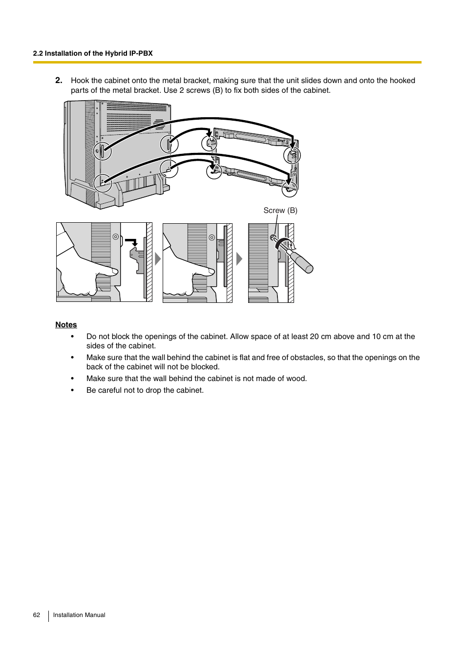 D-Link KX-TDA100 User Manual | Page 62 / 250