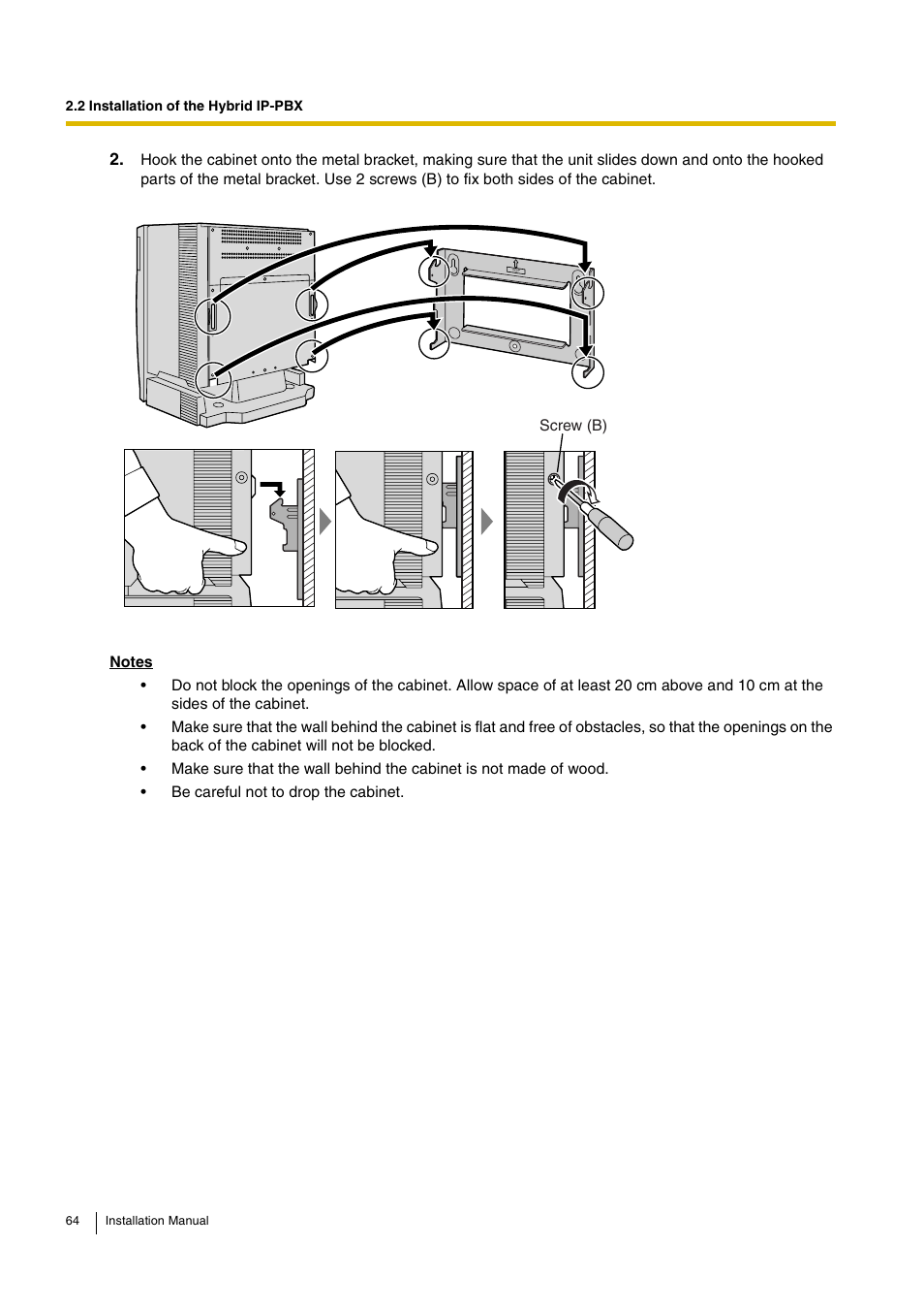 D-Link KX-TDA100 User Manual | Page 64 / 250