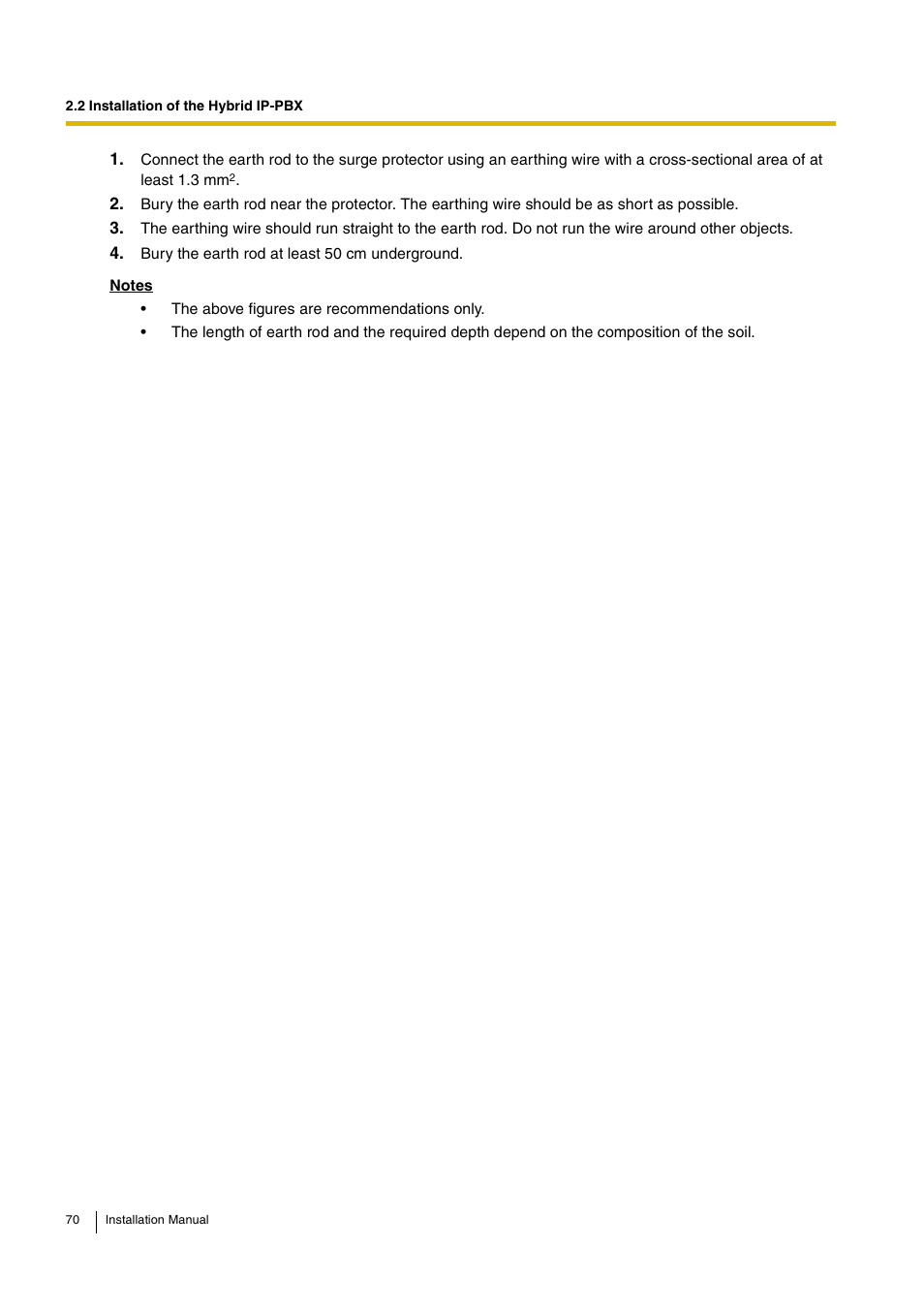 D-Link KX-TDA100 User Manual | Page 70 / 250