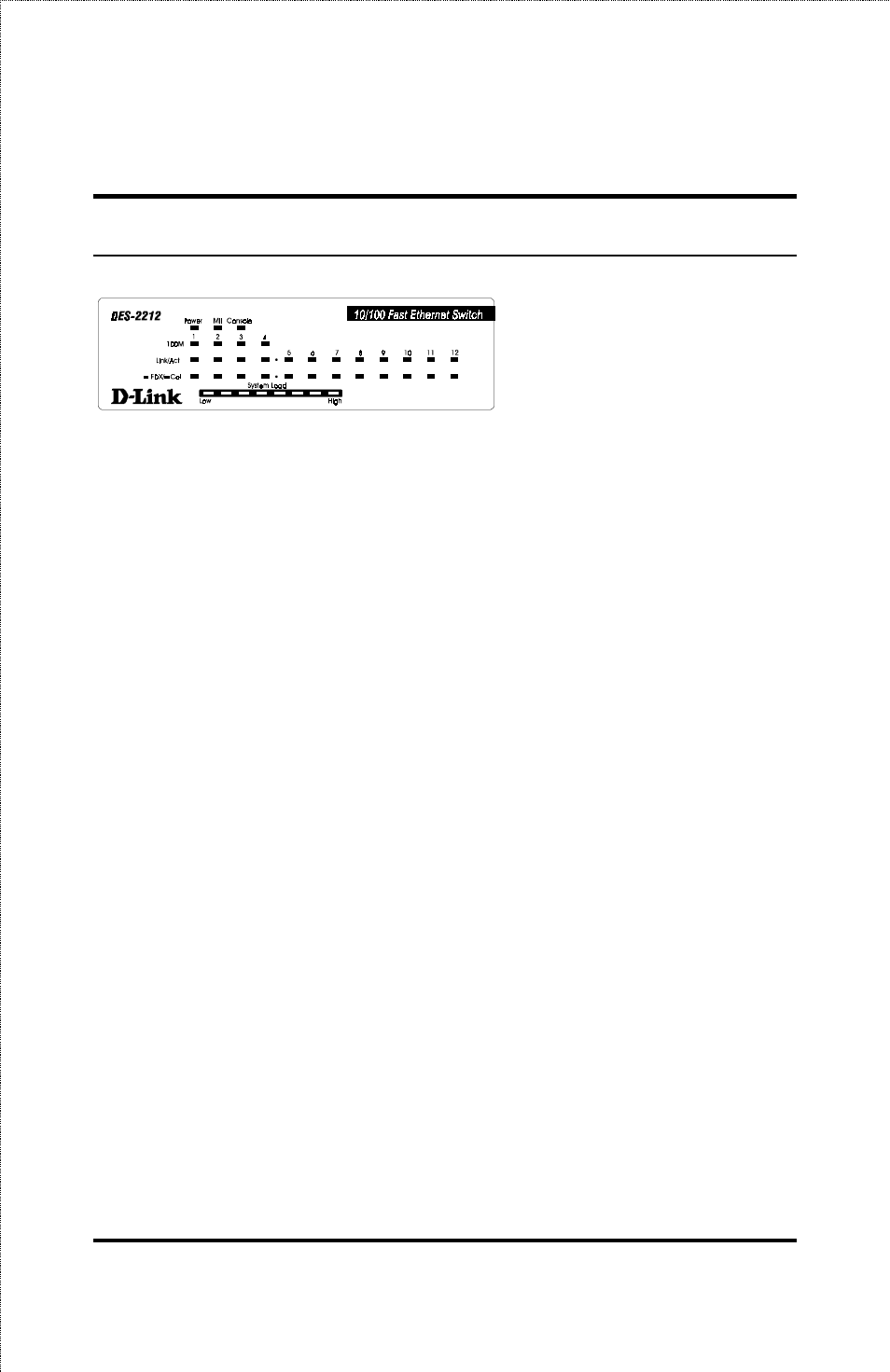 Led indicators | D-Link DES-2212 User Manual | Page 21 / 86
