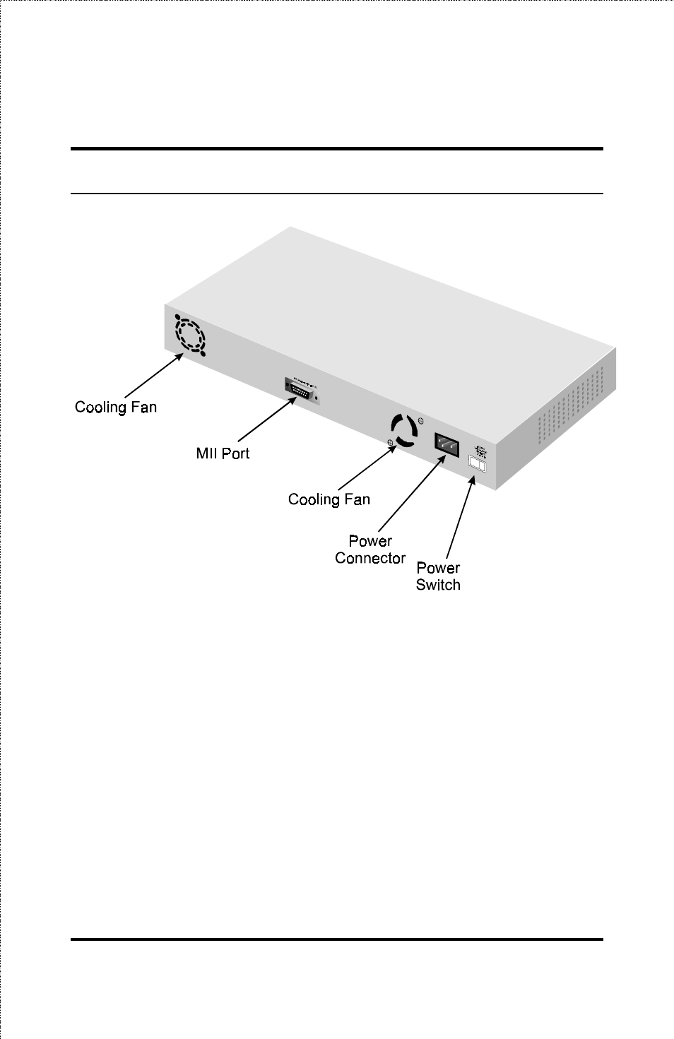 Rear panel | D-Link DES-2212 User Manual | Page 22 / 86