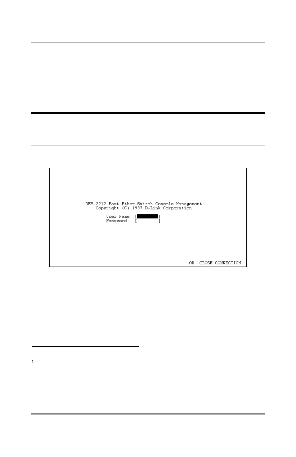 Login on the switch console by registered users | D-Link DES-2212 User Manual | Page 39 / 86