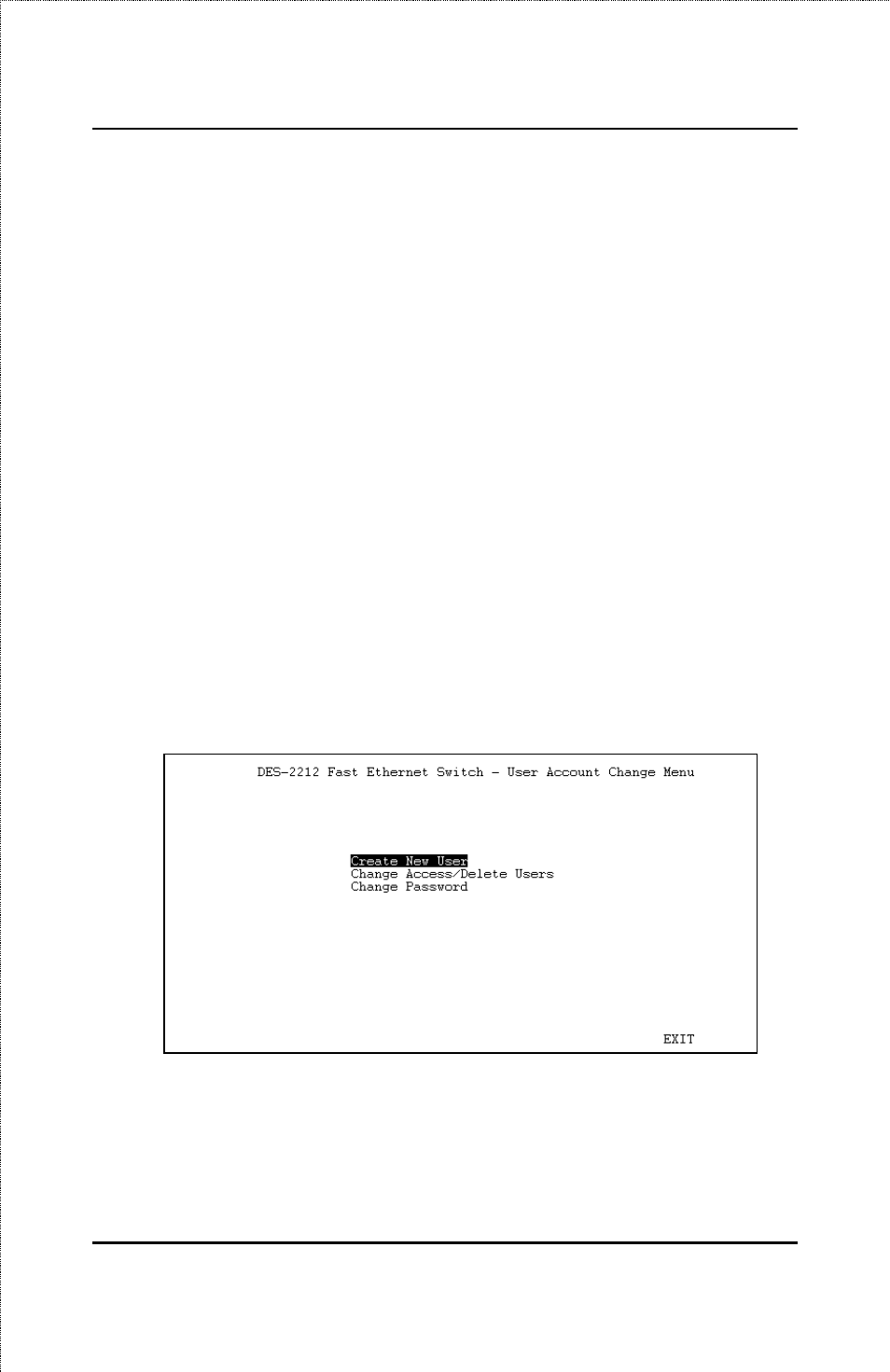 Adding and deleting users | D-Link DES-2212 User Manual | Page 41 / 86