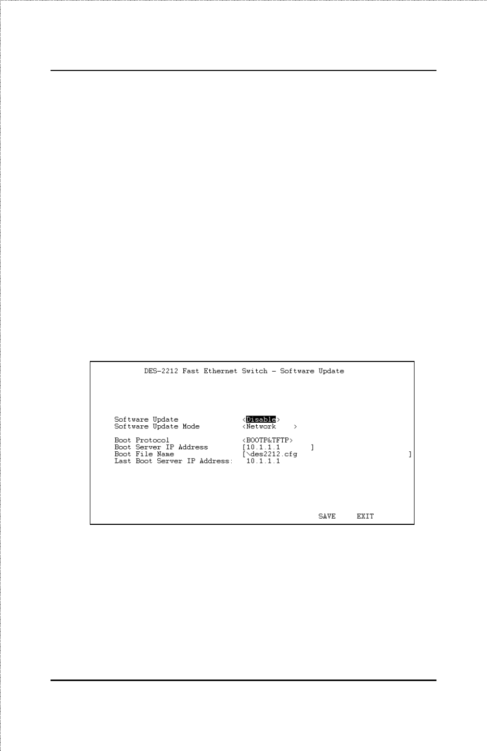 Snmp information and console timeout | D-Link DES-2212 User Manual | Page 47 / 86