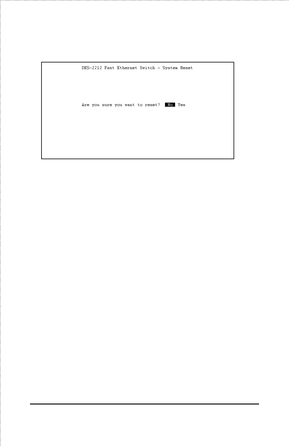 Factory reset | D-Link DES-2212 User Manual | Page 64 / 86