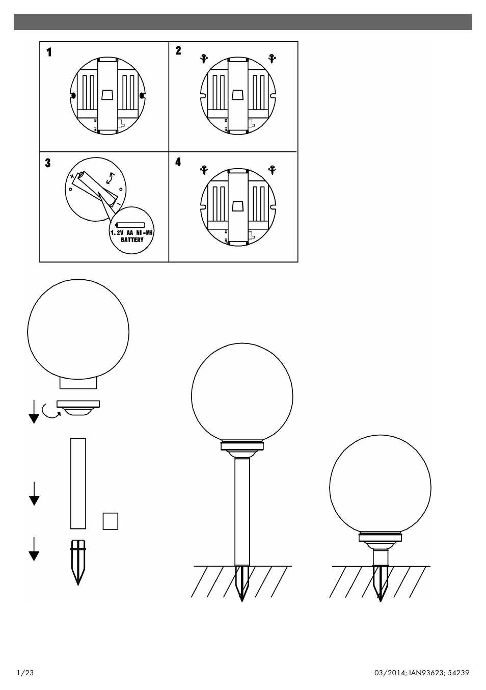 Livarno 1-FLAMMIG 54239 User Manual | Page 3 / 27