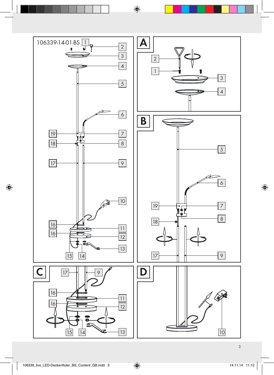 Livarno 106339-14-01-BS/ 106339-14-02-BS User Manual | Page 3 / 8