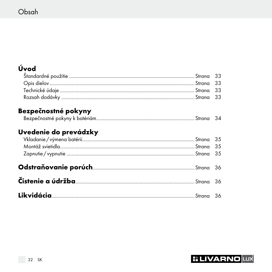 Livarno Z29538A Z29538B User Manual | Page 32 / 44