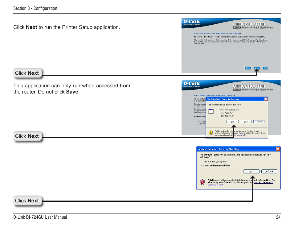 D-Link WIRELES 108 ROUTER DI-724GU User Manual | Page 24 / 89