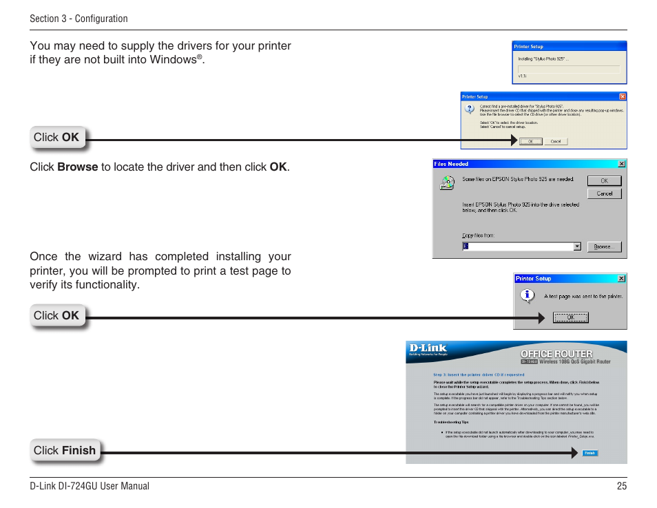 D-Link WIRELES 108 ROUTER DI-724GU User Manual | Page 25 / 89