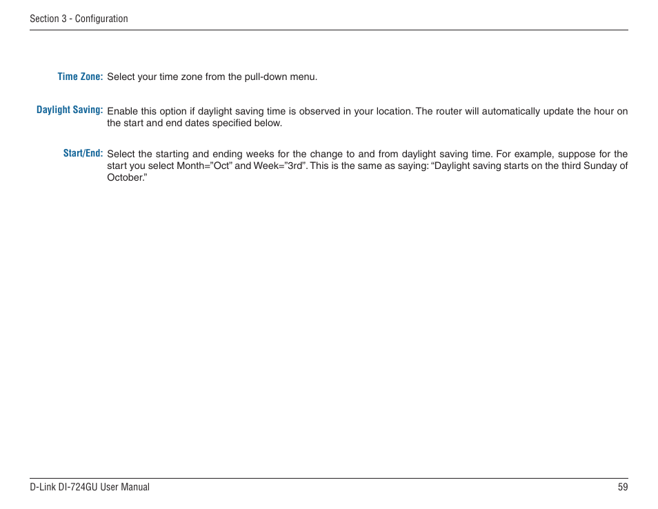 D-Link WIRELES 108 ROUTER DI-724GU User Manual | Page 59 / 89