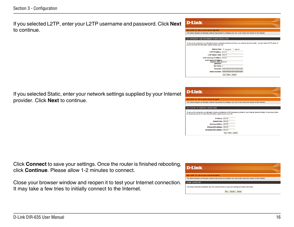 D-Link DIR-635 User Manual | Page 16 / 86