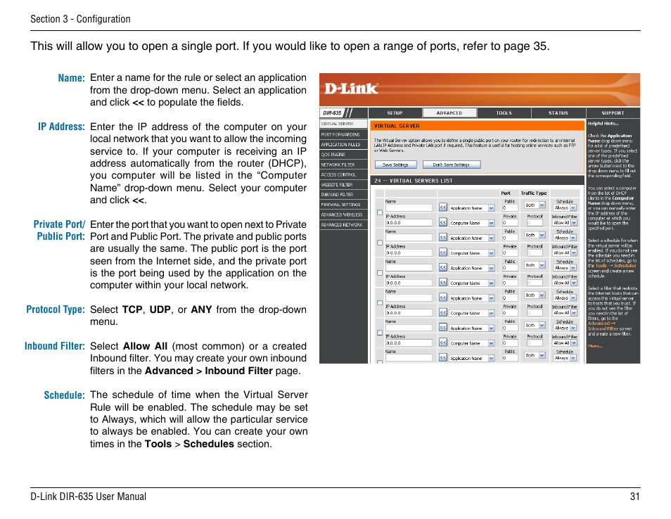 D-Link DIR-635 User Manual | Page 31 / 86
