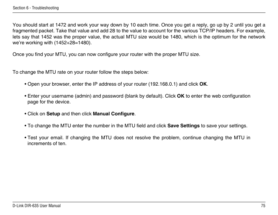 D-Link DIR-635 User Manual | Page 75 / 86