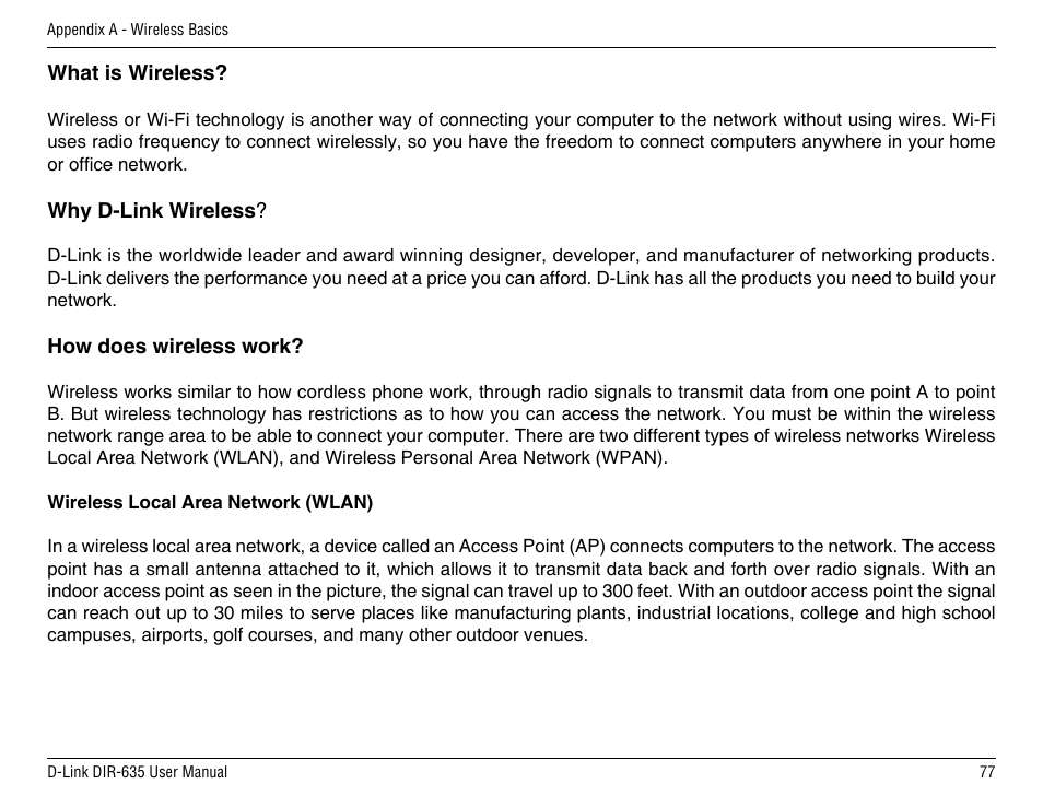 D-Link DIR-635 User Manual | Page 77 / 86