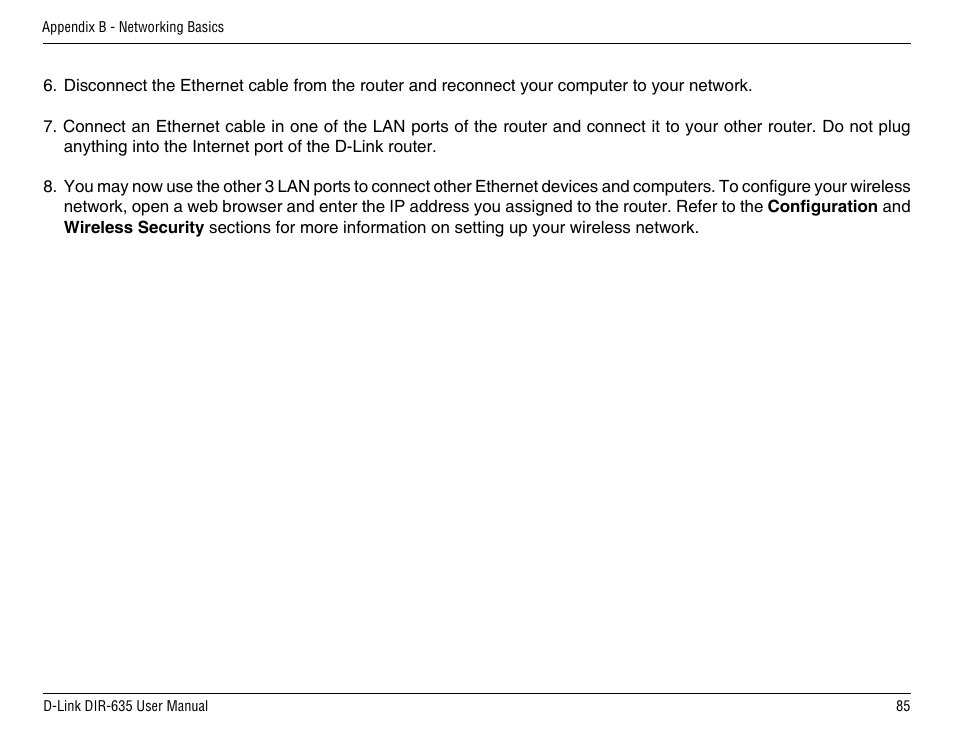 D-Link DIR-635 User Manual | Page 85 / 86