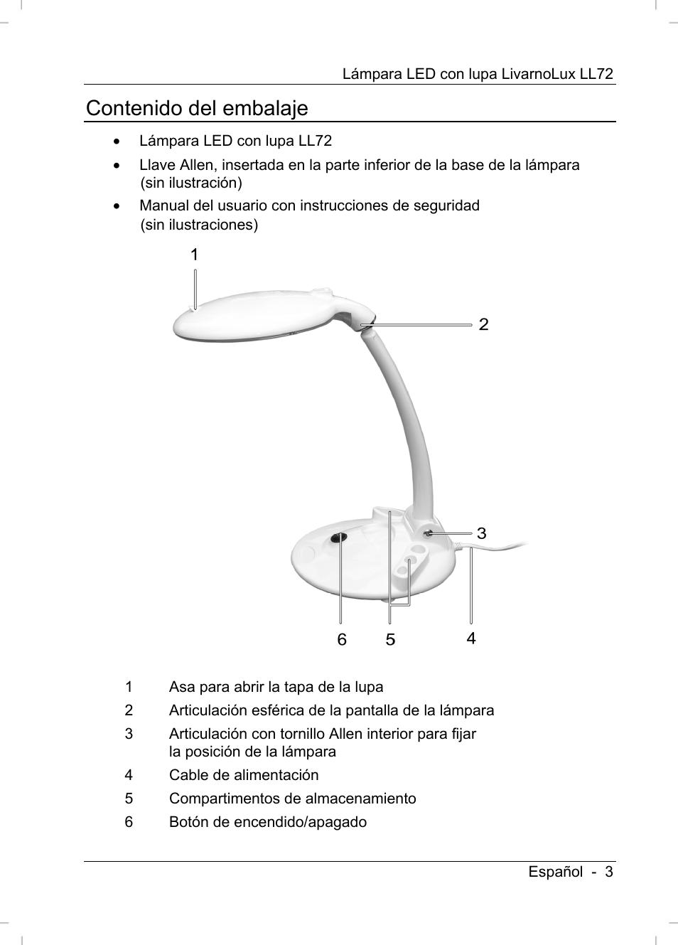 Livarno LL72 User Manual | Page 5 / 46