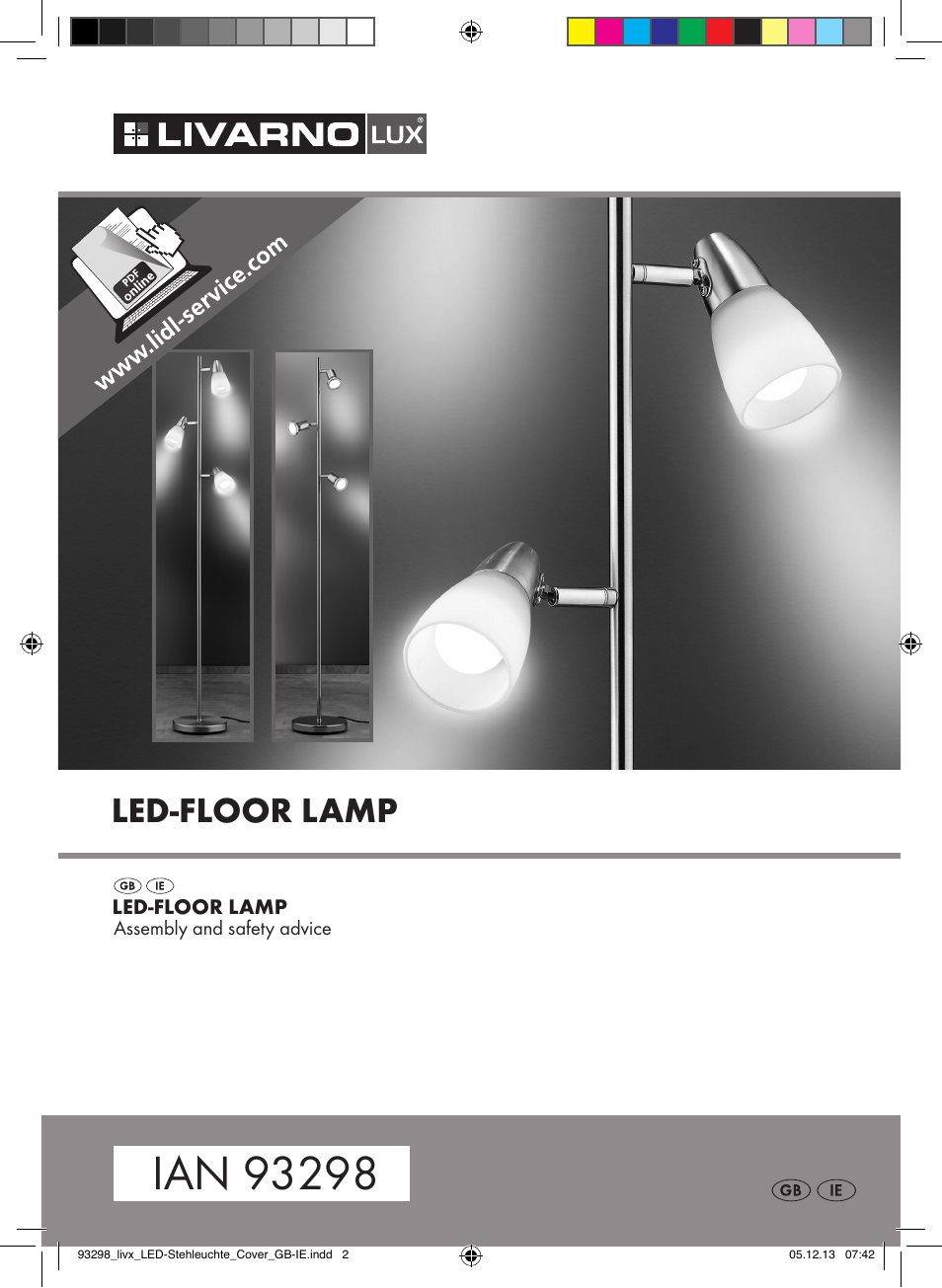Livarno Z31908A-BS/Z31908B-BS User Manual | 8 pages