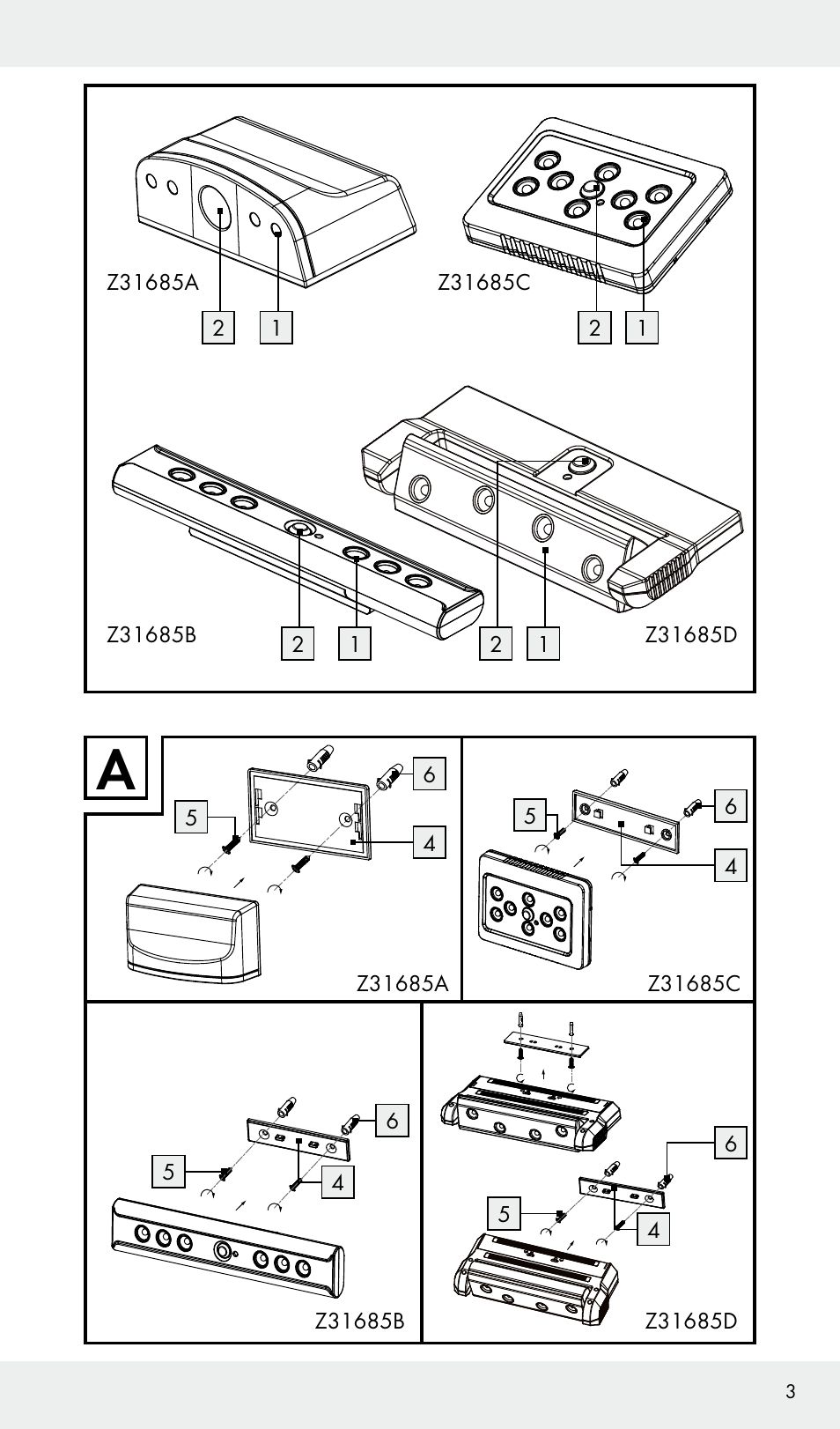 Livarno Z31685A, Z31685B, Z31685C, Z31685D User Manual | Page 3 / 54