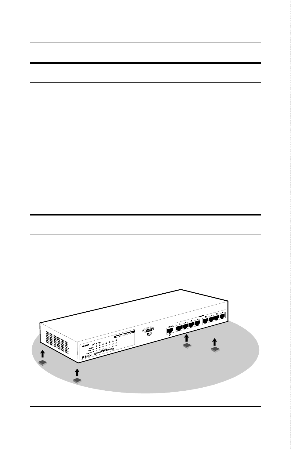 Setup, Desktop or shelf installation | D-Link DES-3208 User Manual | Page 20 / 92