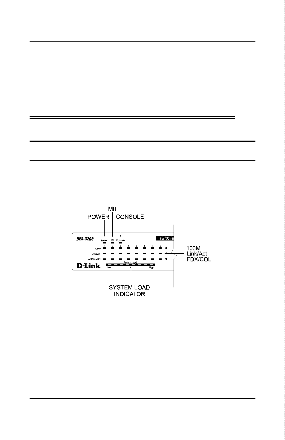 Led indicators | D-Link DES-3208 User Manual | Page 27 / 92