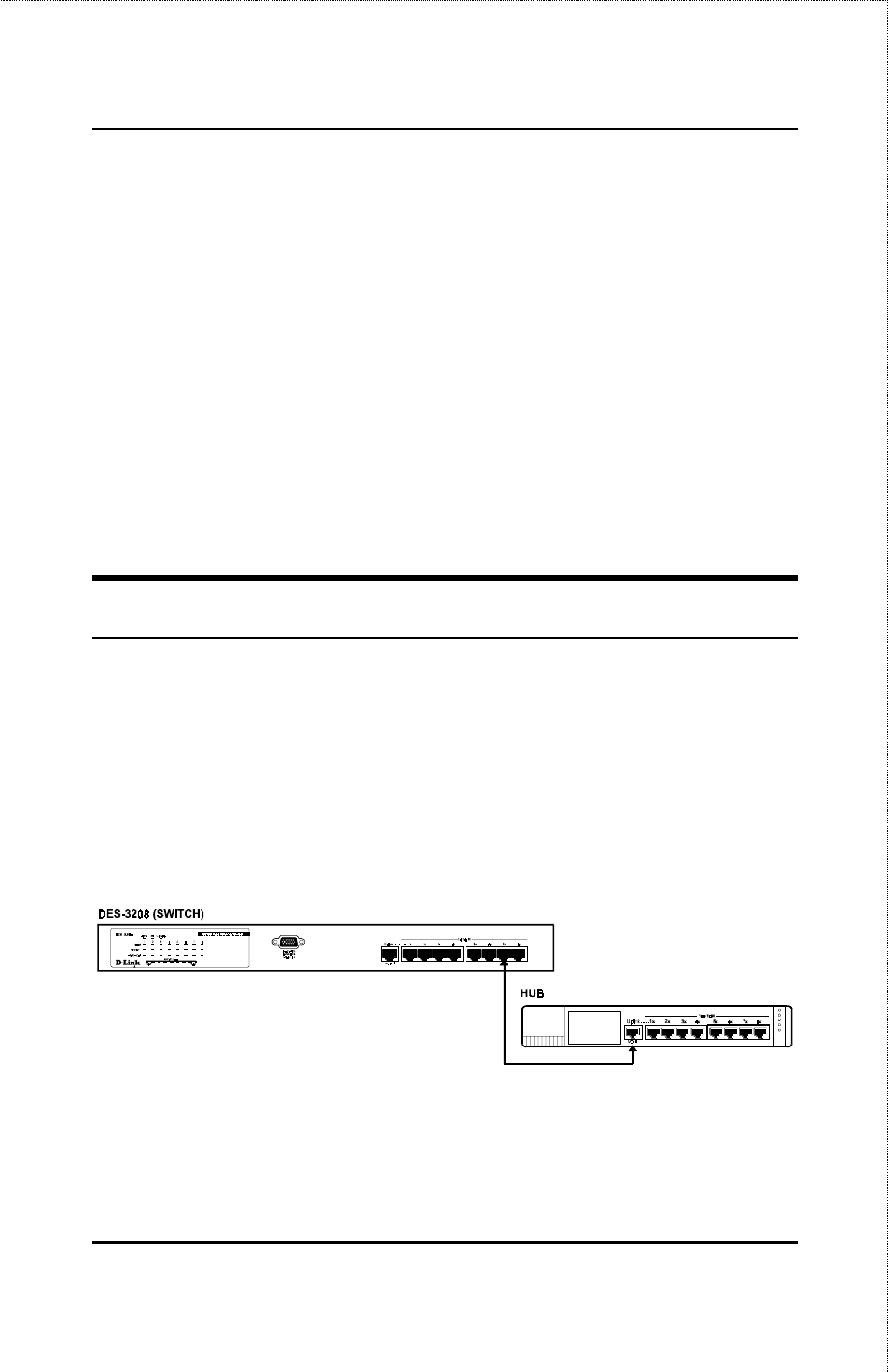 Hub to switch | D-Link DES-3208 User Manual | Page 30 / 92