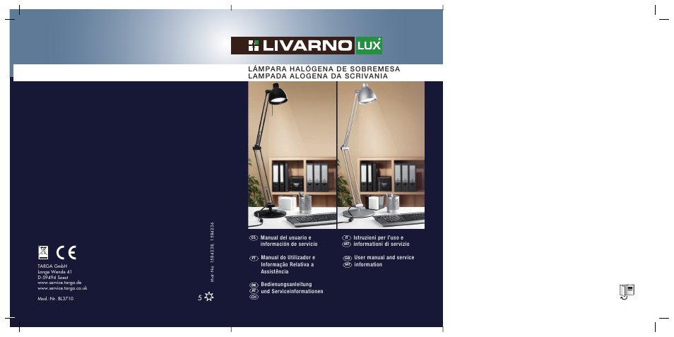 Livarno BL3710 User Manual | 62 pages