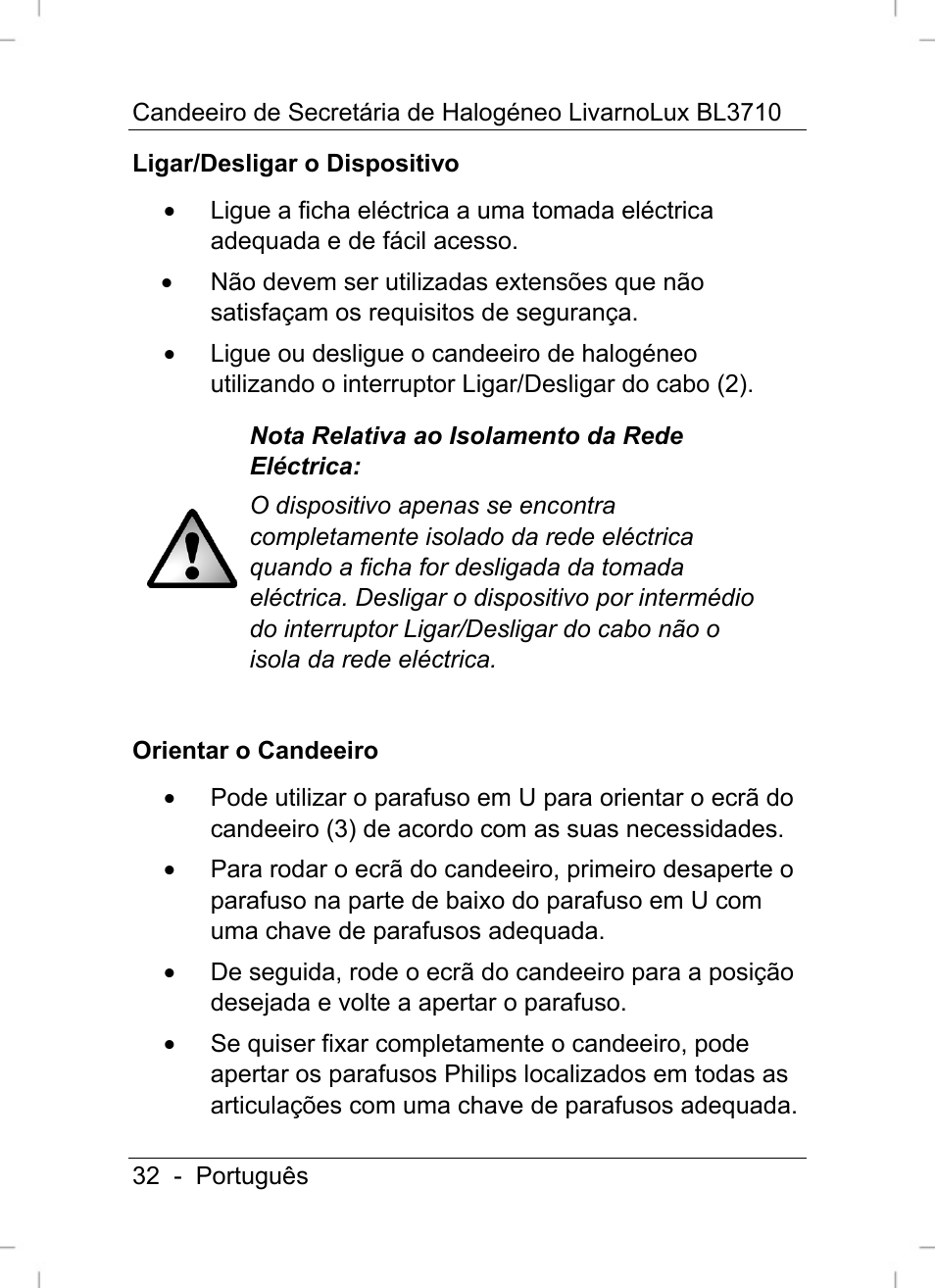 Livarno BL3710 User Manual | Page 34 / 62