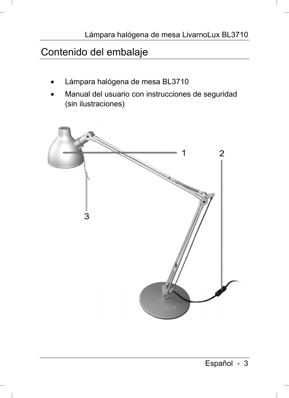 Livarno BL3710 User Manual | Page 5 / 62