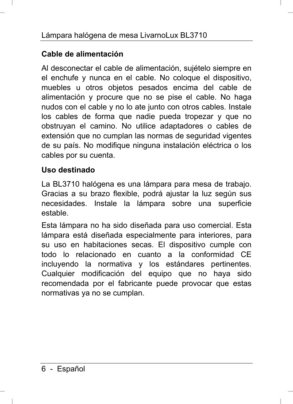 Livarno BL3710 User Manual | Page 8 / 62
