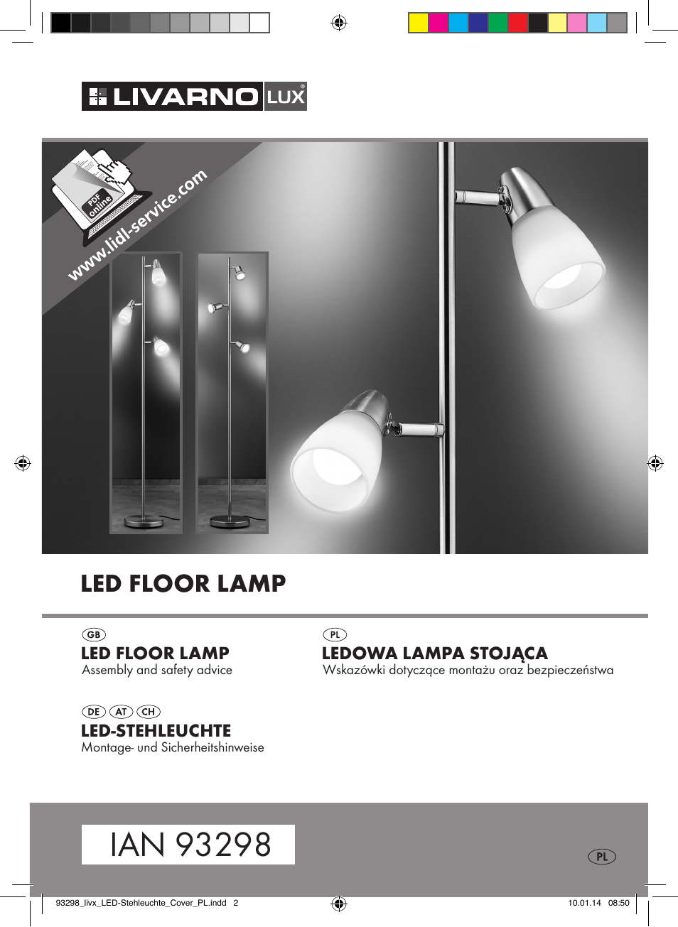 Livarno Z31908A-BS/Z31908B-BS User Manual | 14 pages