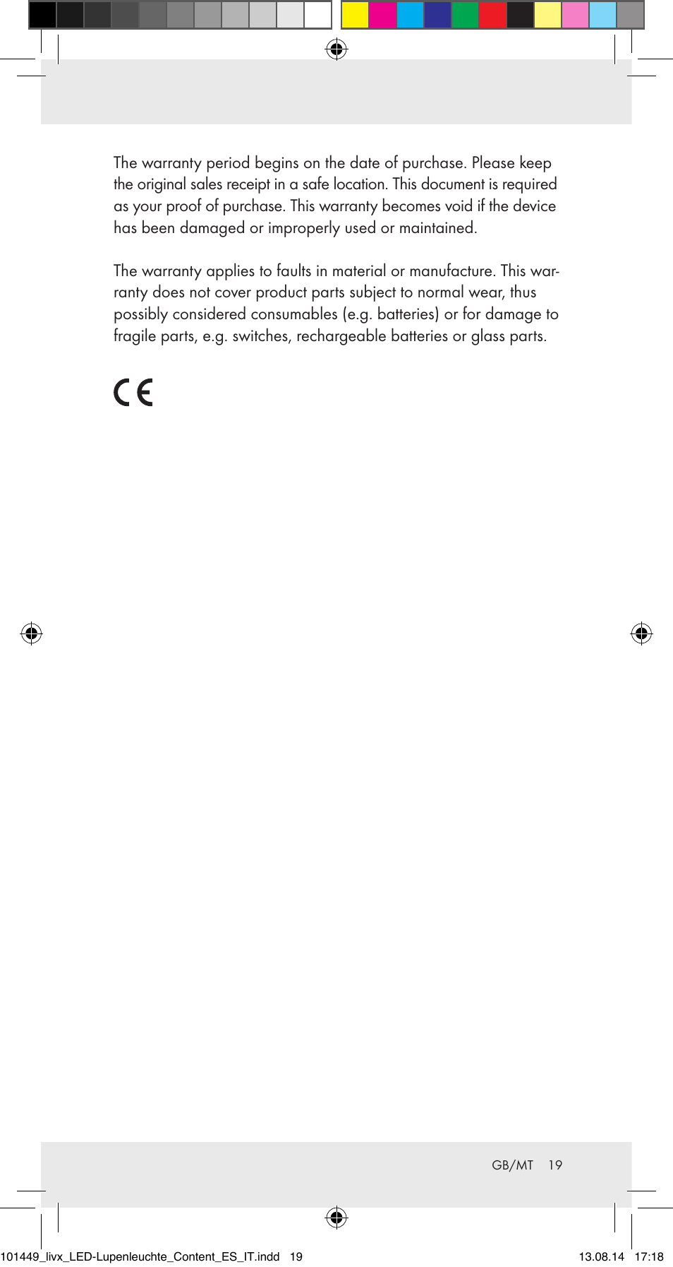Livarno 101449-14-01-BS User Manual | Page 19 / 25