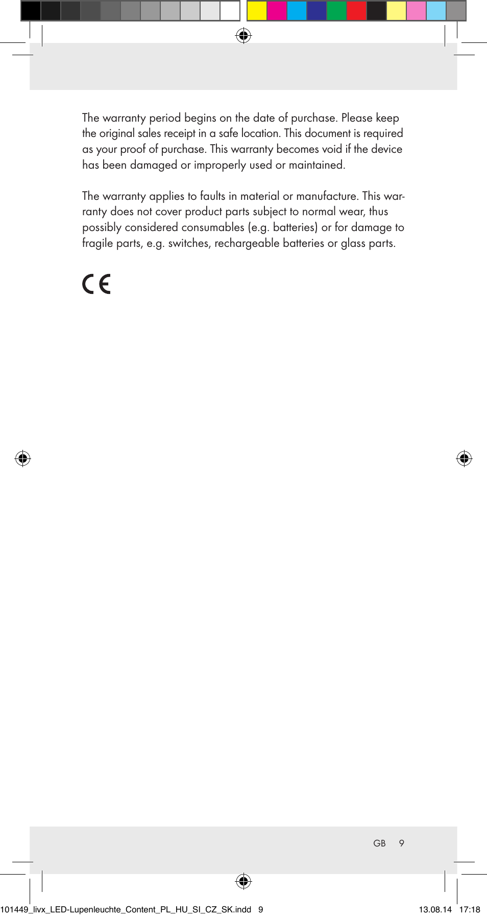 Livarno 101449-14-01-BS User Manual | Page 9 / 40