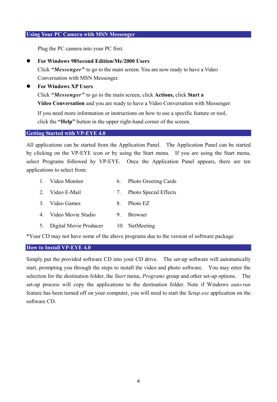 D-Link 330K Pixel User Manual | Page 6 / 13