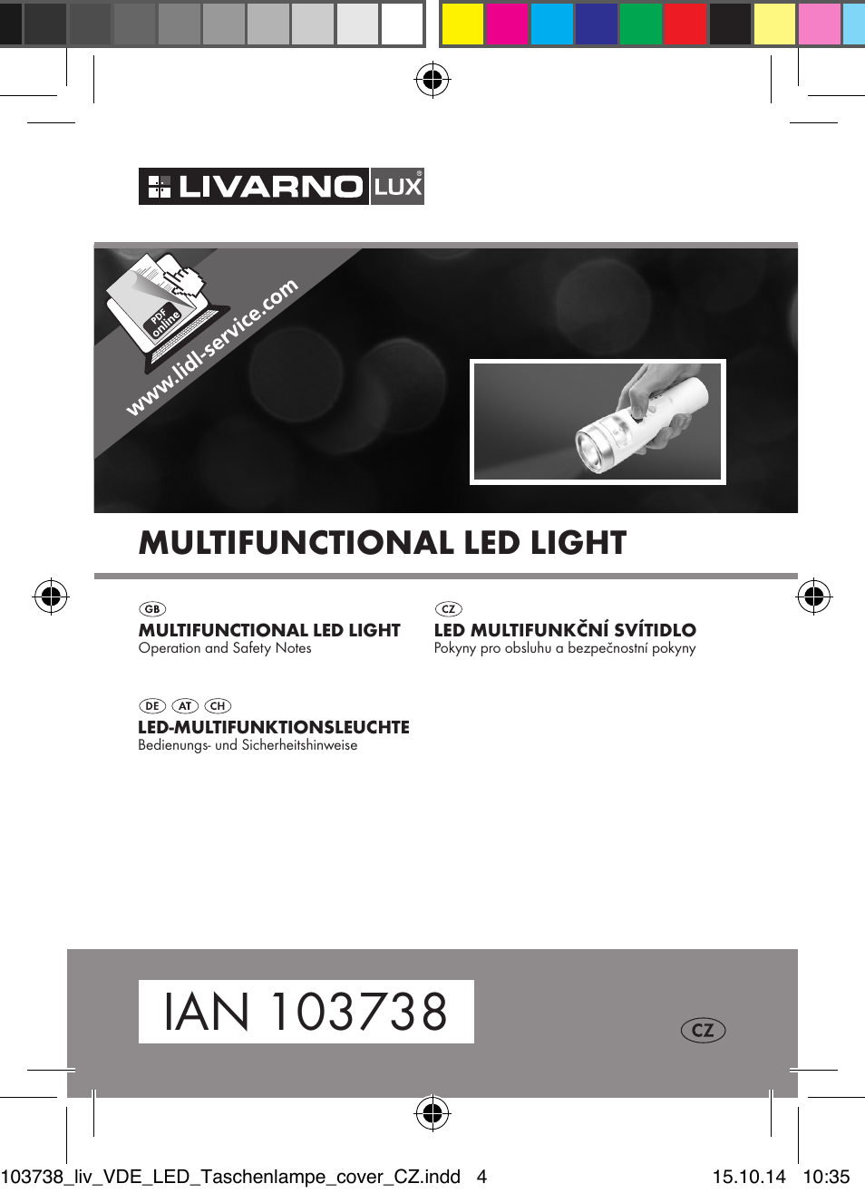 Livarno 103738-14-01-BS User Manual | 45 pages