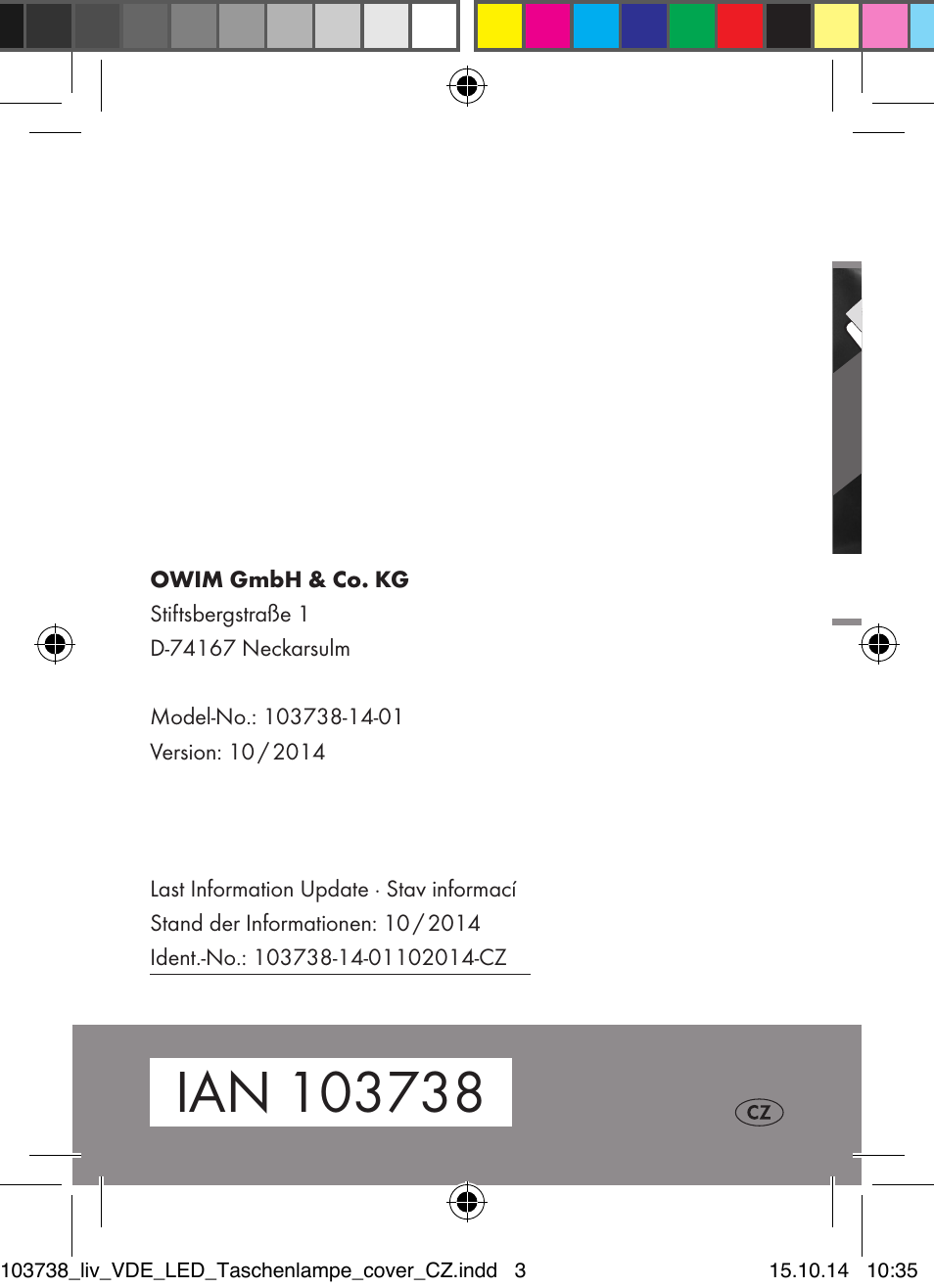 Livarno 103738-14-01-BS User Manual | Page 45 / 45