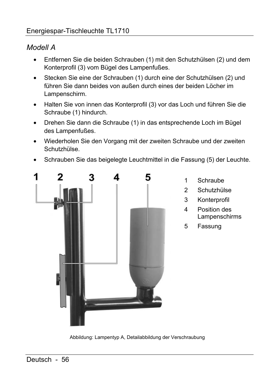 Modell a | Livarno TL1710 User Manual | Page 58 / 65