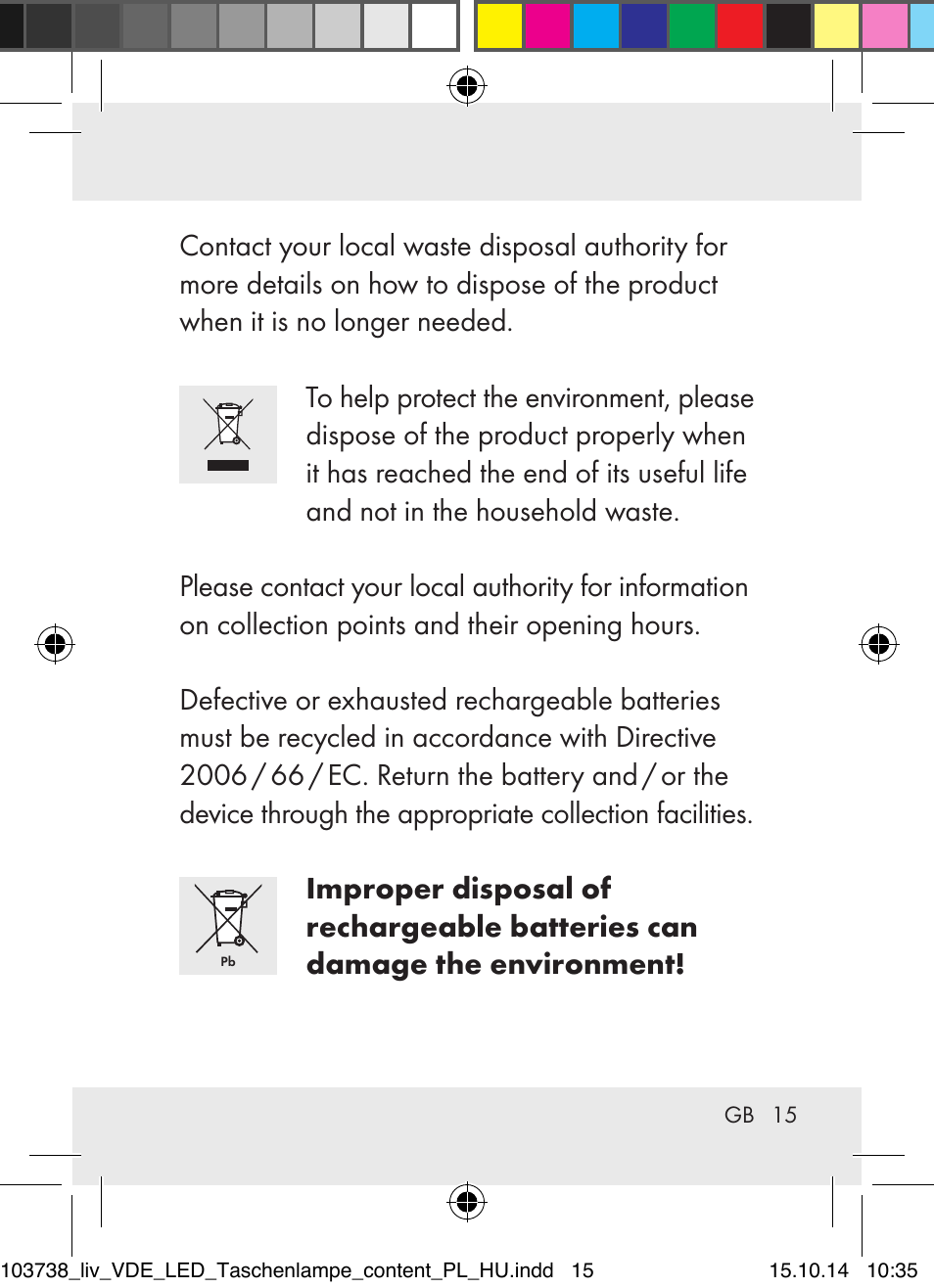 Livarno 103738-14-01-BS User Manual | Page 15 / 59