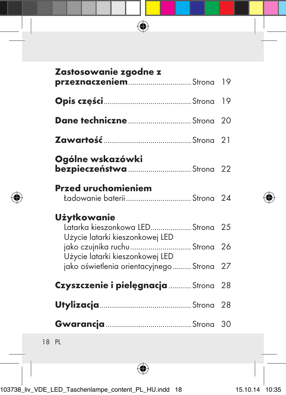 Livarno 103738-14-01-BS User Manual | Page 18 / 59