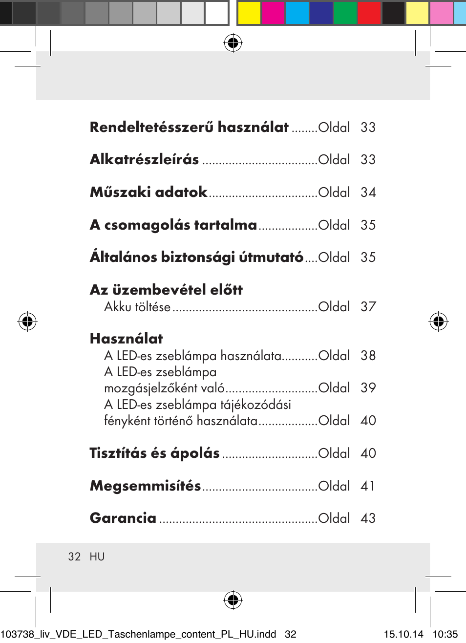 Livarno 103738-14-01-BS User Manual | Page 32 / 59