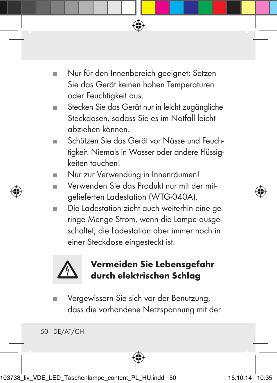 Livarno 103738-14-01-BS User Manual | Page 50 / 59