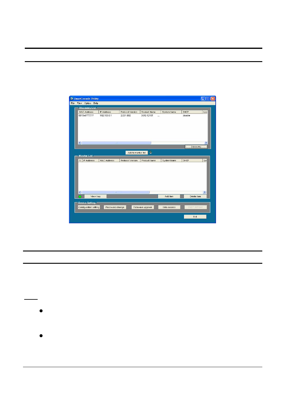 Smartconsole utility features | D-Link DES-1252 User Manual | Page 25 / 60